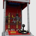 Lego toy blocks grab doll machine 3d model