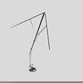 Telescopic Metal Antenna With Adjustable Rods And Stable Base Structure