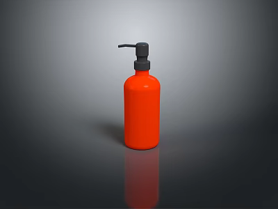 Body Soap Shampoo Bottled Plastic Bottle Cosmetic Toiletries Household Supplies 3d model