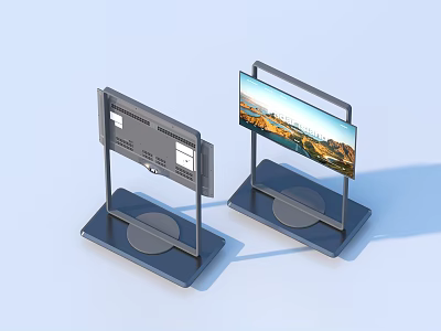 Modern Digital Photo Frames With Adjustable Stands And High Resolution Screens 3d model