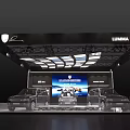 LUMMA DESIGN Auto Showroom Exhibition Stand With Three Displayed Cars LED Screen And Modern Lighting