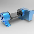 Industrial equipment five-axis machine tool matching module 1315 3d model