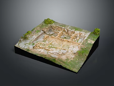 Abandoned Skyscrapers Ruins Building Ruins Building Ruins Abandoned Building Ruins Demolition Building 3d model