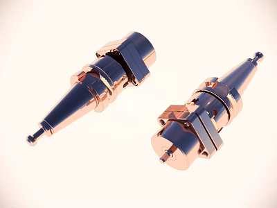 High Quality Industrial Equipment Precision Metal Conical Parts For Mechanical Applications 3d model