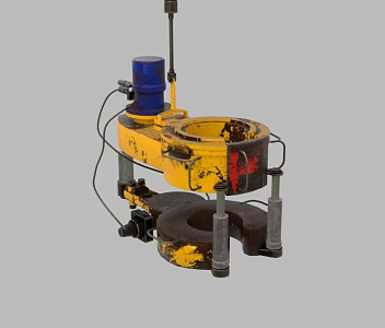 Hydraulic power tong 3d model