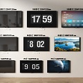 Modern TV TV LCD TV Flat-screen TV Full-screen TV 3d model