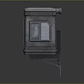 Hurricane Air Cooler Fan With Metal Casing And Industrial Ventilation Grille Design