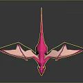 High Quality Commercial 3D Printer Producing Pink Dragon 3D Model Design