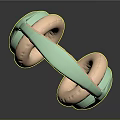 Over Ear Headphones With Mint Green And Peach Soft Ear Cushions And Adjustable Headband