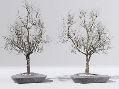 Modern Dead Tree 3d model Modern Dead Tree 3d model