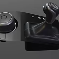 Modern gear shifter automatic transmission shifter lever low face number low model simple model game film and television level super realistic 3d model