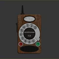 Vintage Wooden Dial Computer Modem With Antenna Red Green Buttons And RIONTA 318 Label