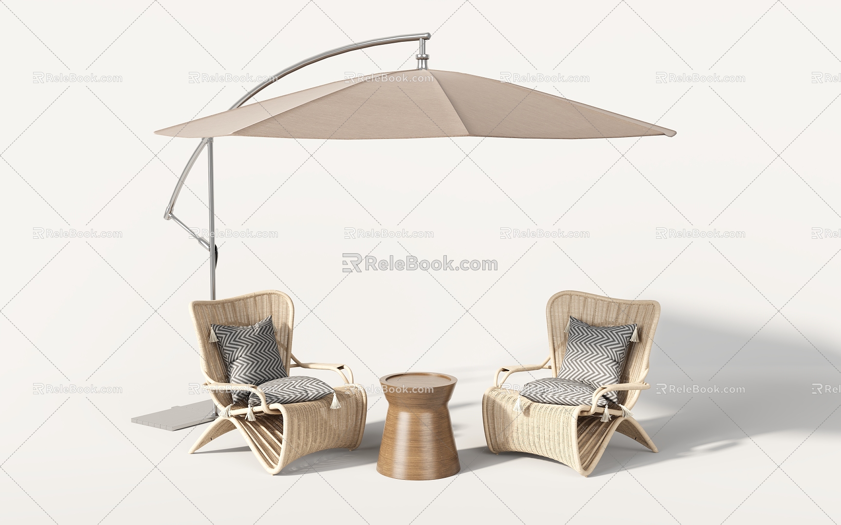 Modern Outdoor Table and Chair Leisure Chair model