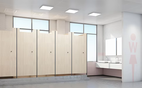 Modern toilet 3d model