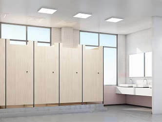 Modern toilet 3d model