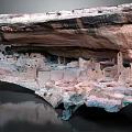 Rocky Cliffside Terrain With Ancient Cave Dwellings Weathered Rock Formations And Historic Ruins