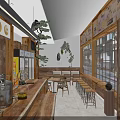 Waterfall Craft Beer Bar Exterior With Wooden Sign Large Glass Windows And Outdoor Stools
