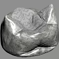 Single sofa stool 3d model
