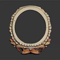Exquisite Rose Gold Decorative Ring With Flower Design And Beaded Accents