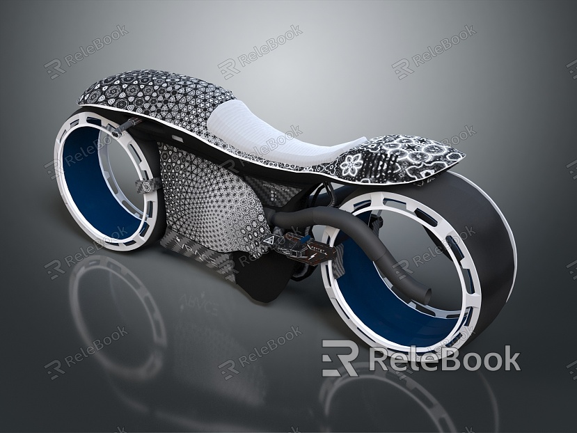 Modern Motorcycle Jet Motorcycle Sci-Fi Motorcycle Concept Motorcycle model