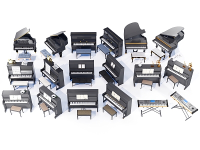 Piano instrument combination model