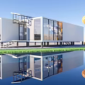 modern container 3d model