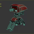Robot Assistant Small Robot Butler Robot Butler Figure Game Figure 3d model