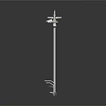 Scene Construction Components With Metal Poles Lighting Fixtures And Connectors