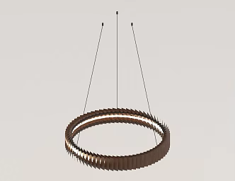 Light Luxury Chandelier 3d model