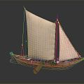 Modern Boat Sailing Boat Small Boat Fishing Boat Speedboat Single Boat Holiday Boat Single Boat 3d model