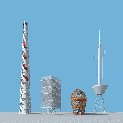 The Modern Tower 3d model The Modern Tower 3d model