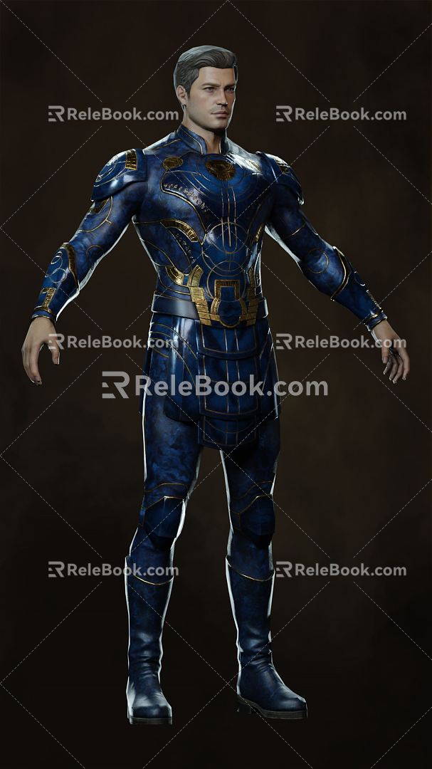 Modern Man Movie Superhero 3d model