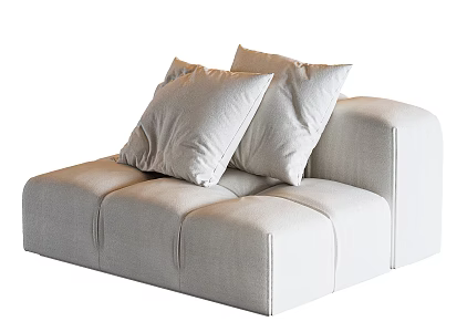 Modern single sofa 3d model
