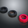 High Quality Automotive Tires in Black and Red Colors for Vehicles