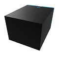 Electronic Relay Component With Black Body Blue Side And Multiple Metal Pins