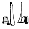 Modern Upright Vacuum Cleaners With White And Black Design For Home Use