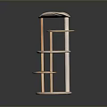 Multi Level Wooden Cat Tree With Platforms For Pet Home Living