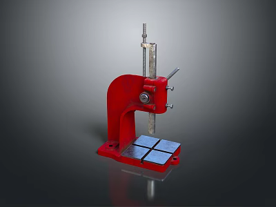 Bench Drill Vertical Drilling Machine Vertical Bench Drilling Machine Tools Hardware Tools Processing Tools Furniture 3d model
