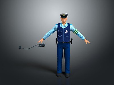 Police officers, civilian police, security, security, soldiers, soldiers, warrior figures model