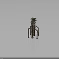 Modern Decorative Furniture With Metal Frame And Multi Layer Intricate Structure Design