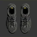 Comfortable Gray And Blue New Balance Sneakers With Mesh Upper And Cushioned Sole