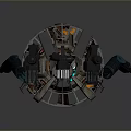 Robot Spider Robot Mecha Spider Science Fiction Spider Mechanical Spider Spider Battery Spider Tower Defense 3d model