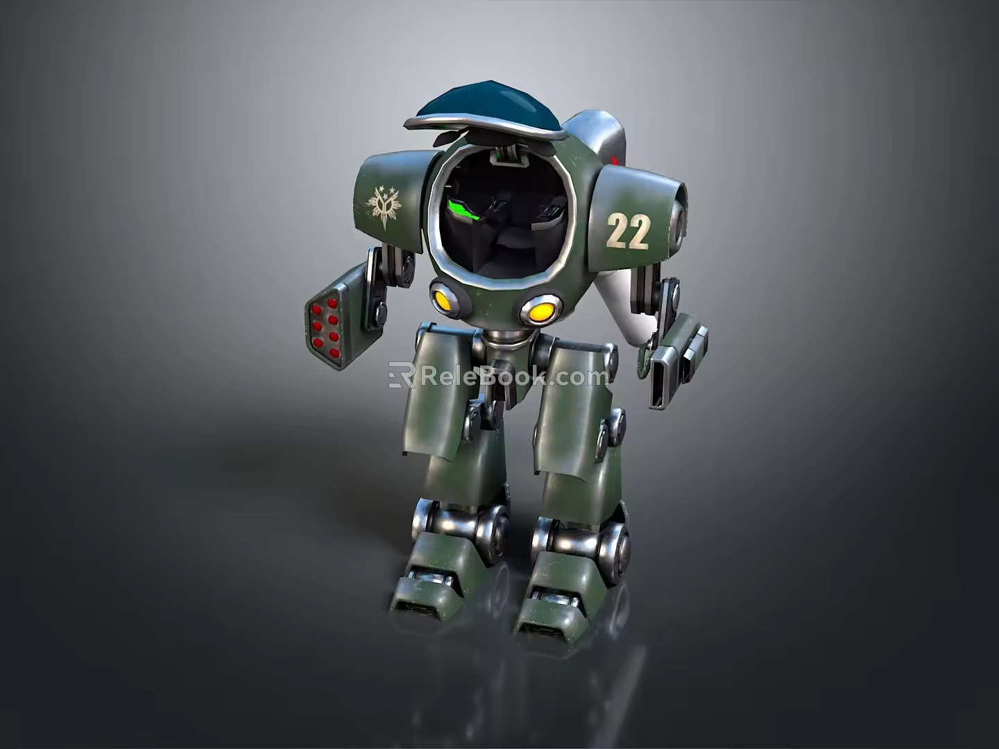 Mech Warrior Mech Soldier Machine Battlearm Mechanical Battlearm Machine Fighter Robot 3d model