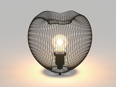 Modern table lamp 3d model