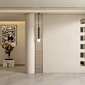 Entrance aisle partition 3d model