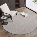 Round carpet 3d model