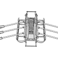 Stainless Steel Mechanical Tool With Symmetrical Structure And Multiple Blades