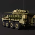 Modern Military Armored Vehicle With Six Wheeled Design And Turret Weapon System