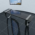 Modern Public Bench With Wooden Top And Metal Frame For Public Spaces