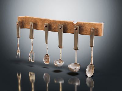 Industrial LOFT kitchenware kitchen utensils kitchen hook 3d model